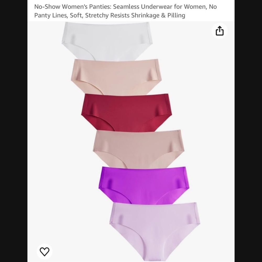 New no show seamless women’s underwear.